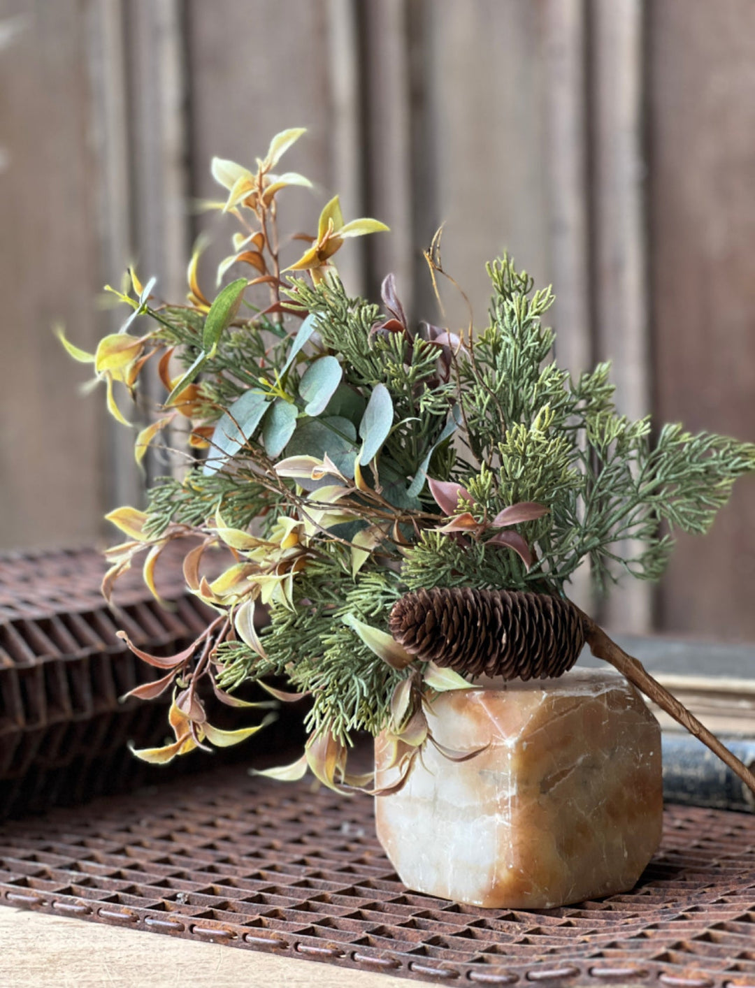 Cedar and mixed foliage pick - Greenery MarketgreeneryXVP4356