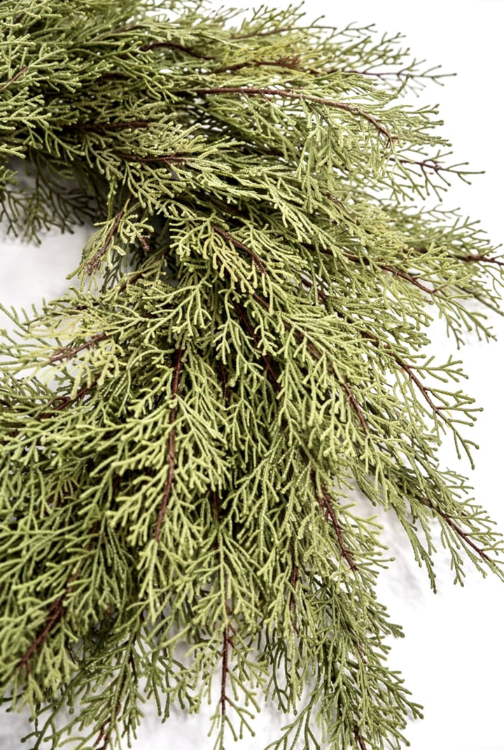 Cedar greenery wreath, 26” - Greenery Marketwreath base & containersX1905 - G