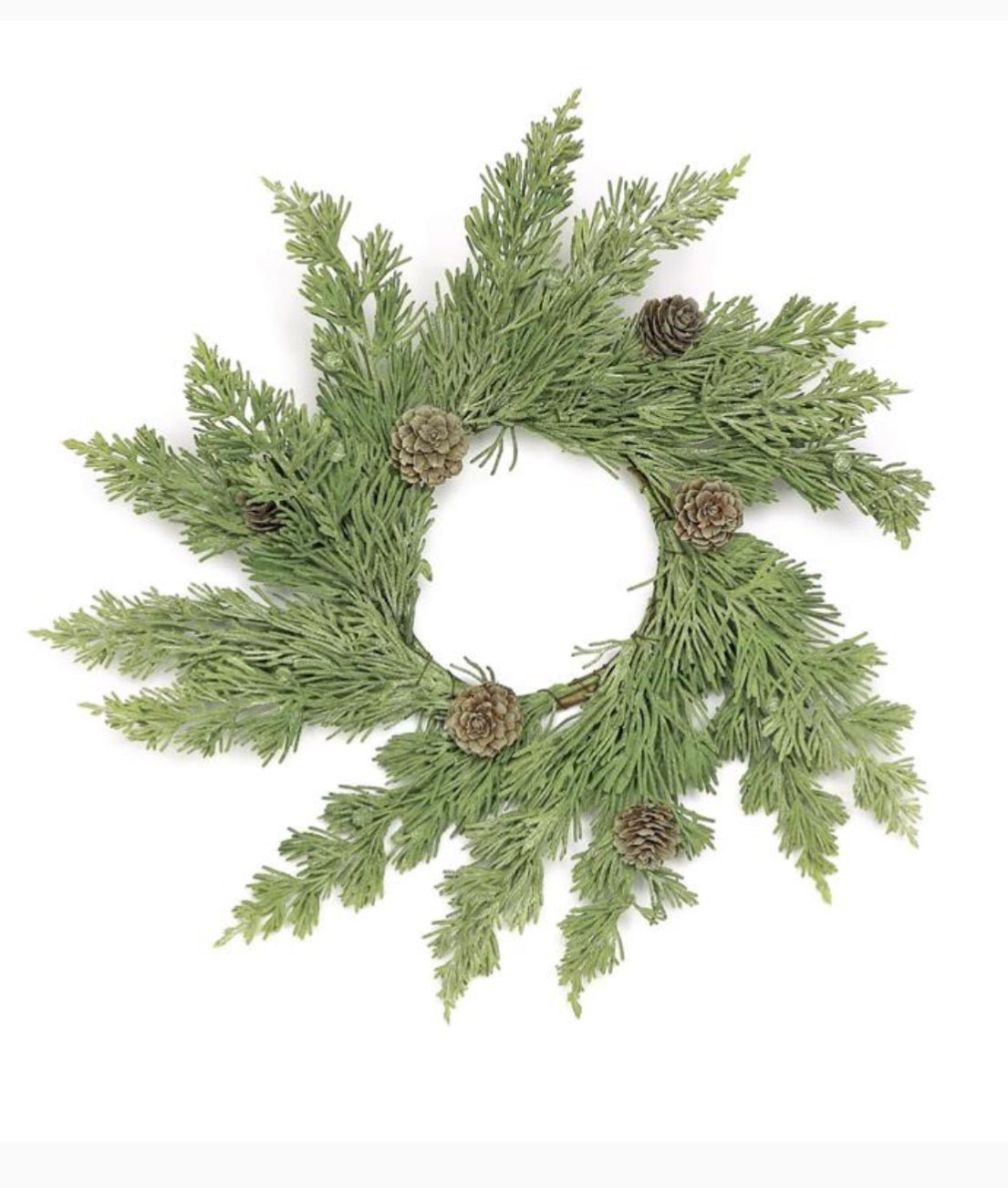 Cedar mini wreath, candle ring wreath - Greenery Marketwreath base & containersXD450 - SG