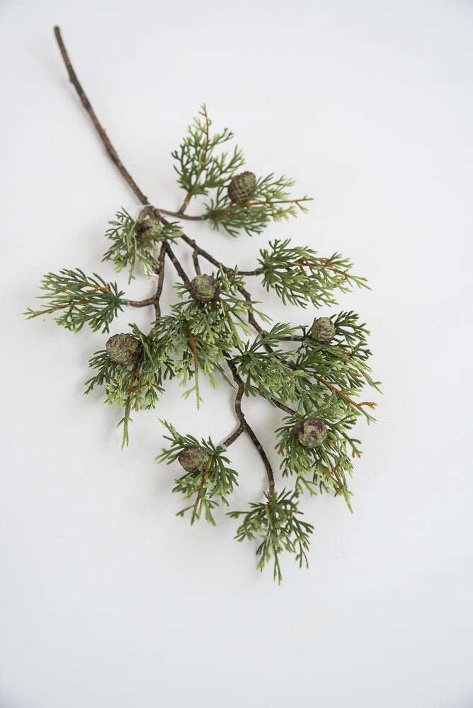 Cedar spray with life like cones 21” - Greenery Marketgreenery27290