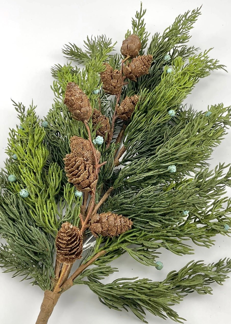 Cedar with cones spray - Greenery Market27948