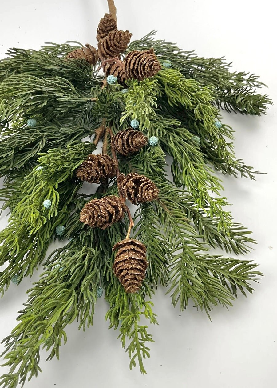 Cedar with cones spray - Greenery Market27948