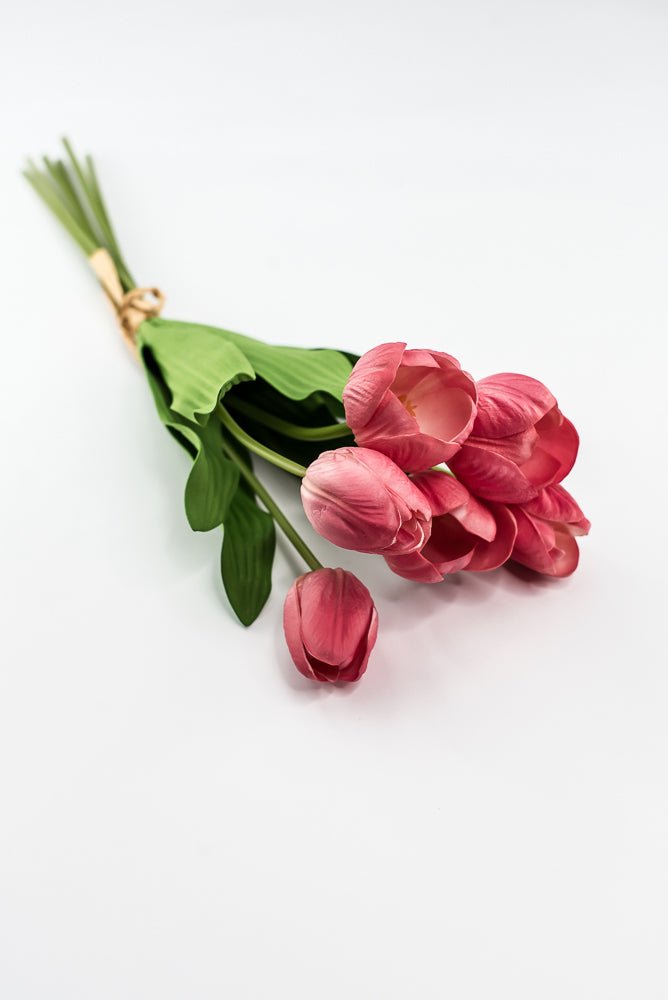 Cerise pink life like tulip bundle - Greenery Market3876-cer