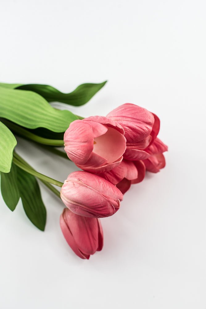 Cerise pink life like tulip bundle - Greenery Market3876-cer