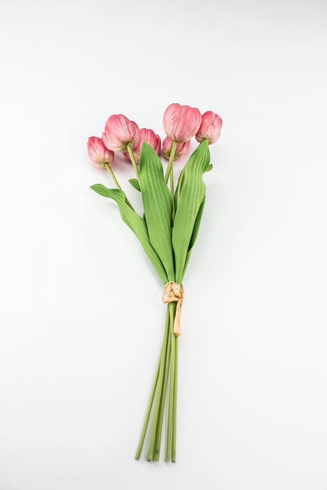 Cerise pink life like tulip bundle - Greenery Market3876-cer