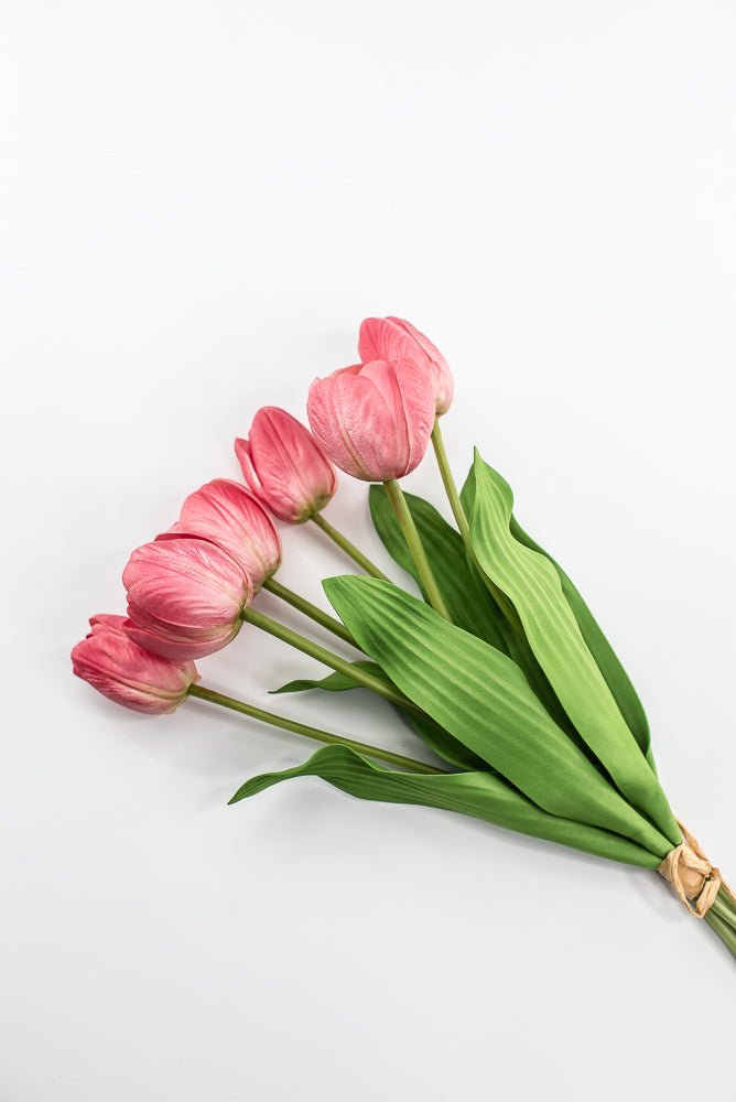 Cerise pink life like tulip bundle - Greenery Market3876-cer