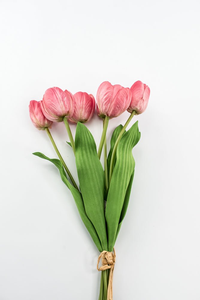 Cerise pink life like tulip bundle - Greenery Market3876-cer