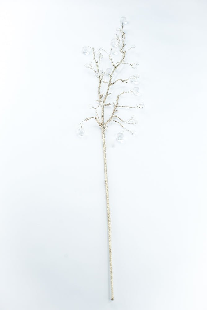 Champagne & Clear Jewel Spray - 30" - Greenery Market2826126CH
