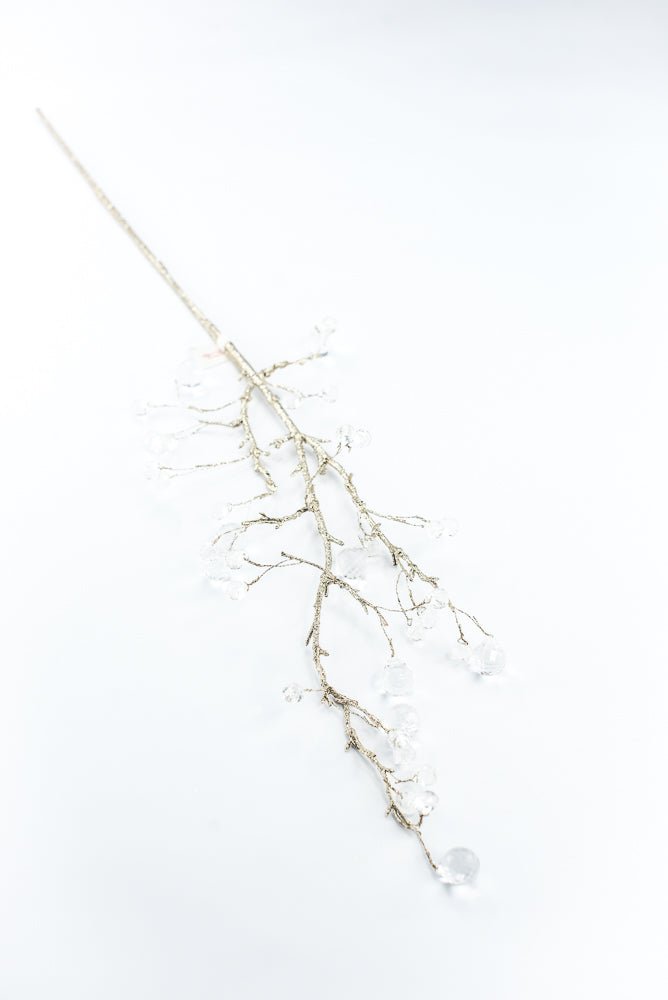Champagne & Clear Jewel Spray - 30" - Greenery Market2826126CH