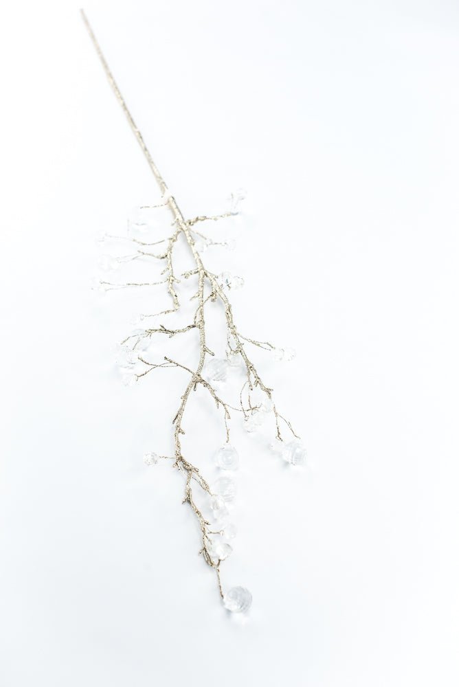 Champagne & Clear Jewel Spray - 30" - Greenery Market2826126CH
