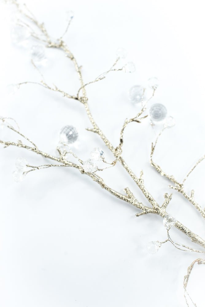 Champagne & Clear Jewel Spray - 30" - Greenery Market2826126CH