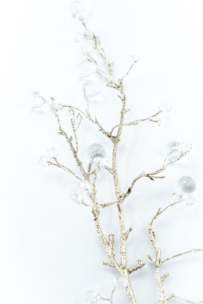 Champagne & Clear Jewel Spray - 30" - Greenery Market2826126CH