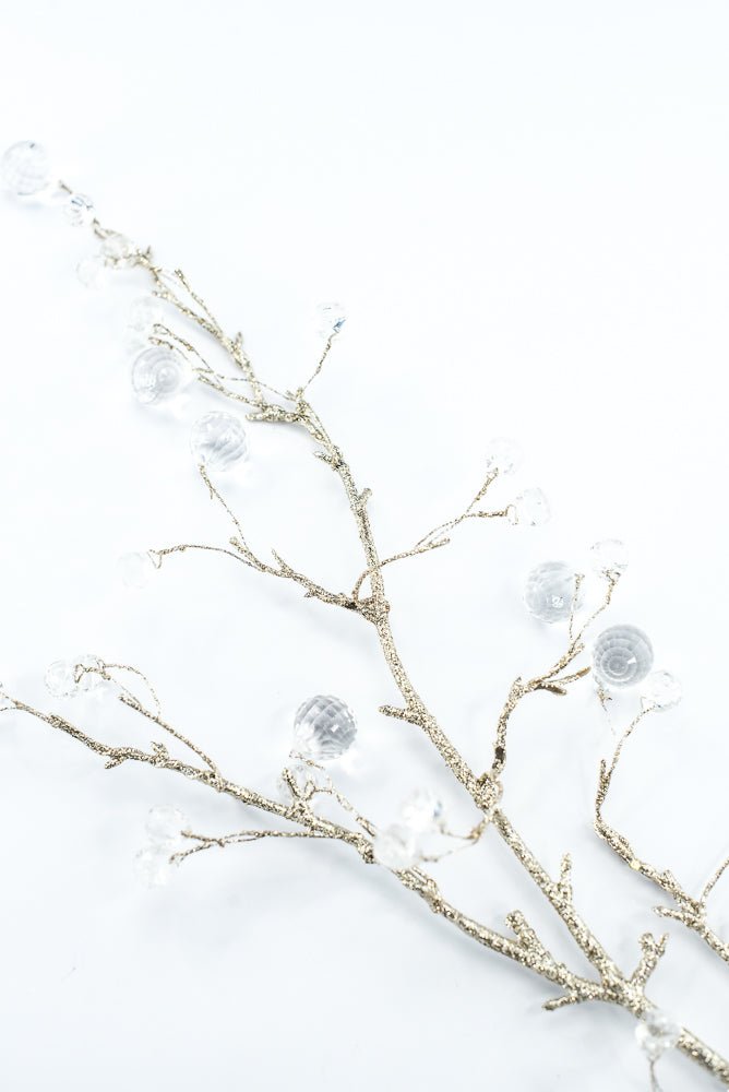 Champagne & Clear Jewel Spray - 30" - Greenery Market2826126CH
