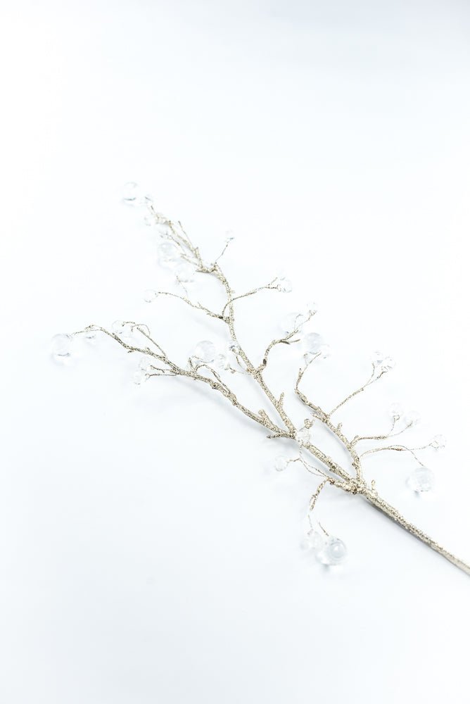 Champagne & Clear Jewel Spray - 30" - Greenery Market2826126CH