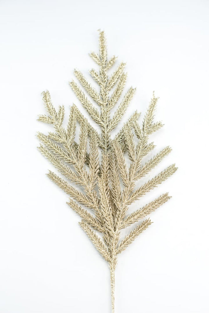 Champagne glitter pine spray - Greenery MarketSeasonal & Holiday DecorationsMTX74557 CHAM