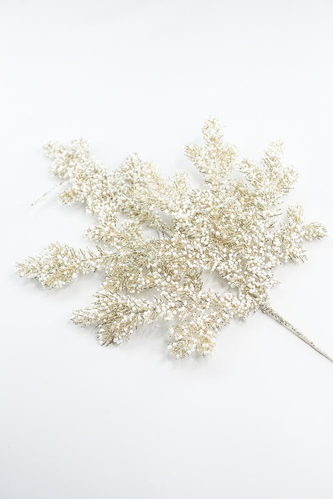 Champagne Shimmer Snowy Bubble Spray - 21.5" - Greenery MarketX1990SNOWY