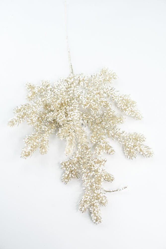 Champagne Shimmer Snowy Bubble Spray - 21.5" - Greenery MarketX1990SNOWY