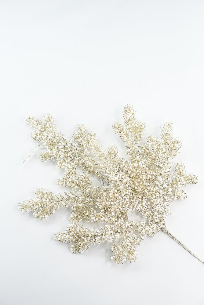 Champagne Shimmer Snowy Bubble Spray - 21.5" - Greenery MarketX1990SNOWY