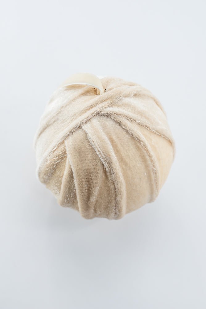 Champagne Velvet Ball Ornament - 4.7" - Greenery MarketOrnaments278122