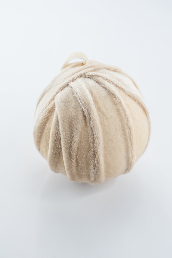 Champagne Velvet Ball Ornament - 4.7" - Greenery MarketOrnaments278122