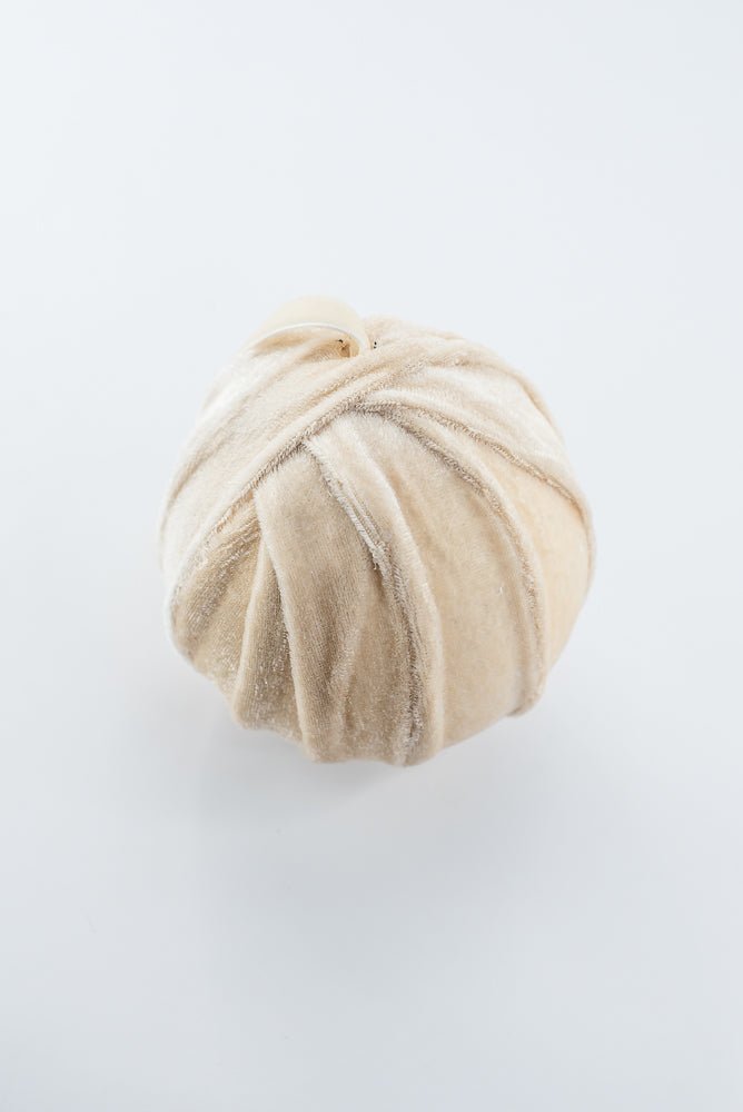Champagne Velvet Ball Ornament - 4.7" - Greenery MarketOrnaments278122