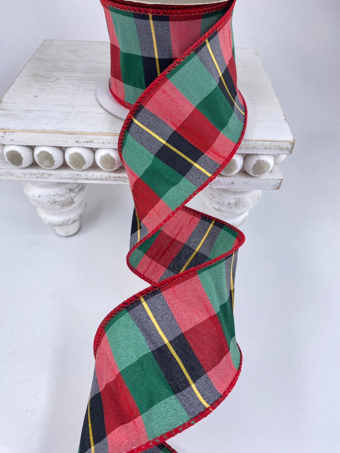 Christmas Plaid wired ribbon 2.5” - Greenery MarketRibbons & Trim165983