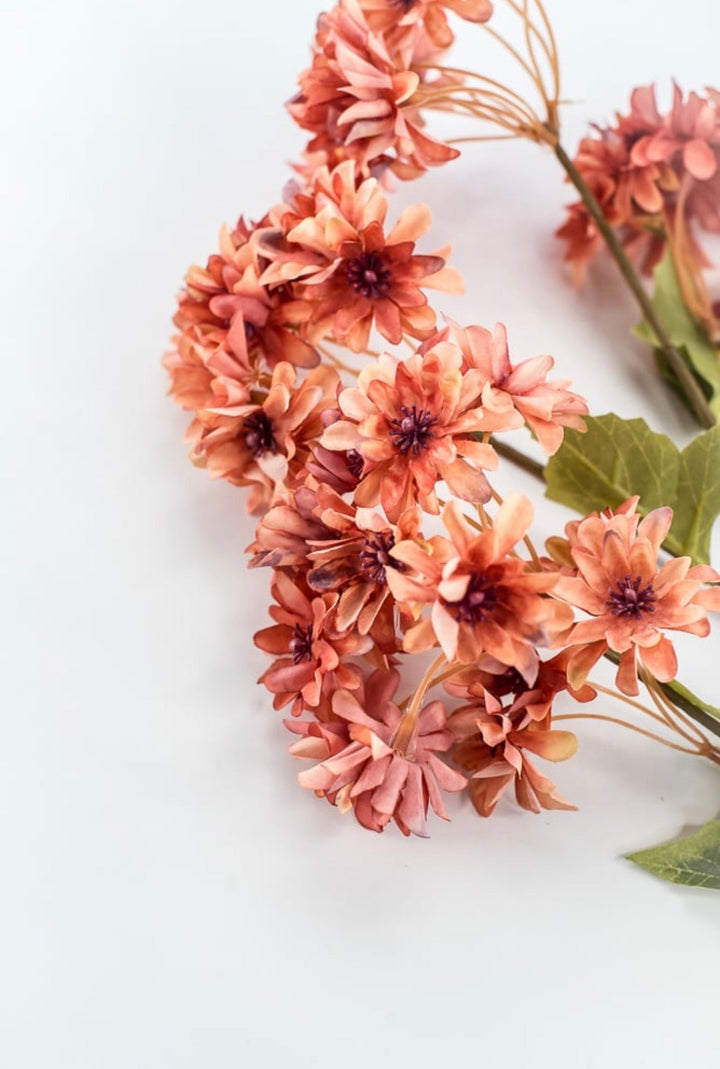 Chrysanthemum Flower spray - salmon - Greenery Market20151-SALMON