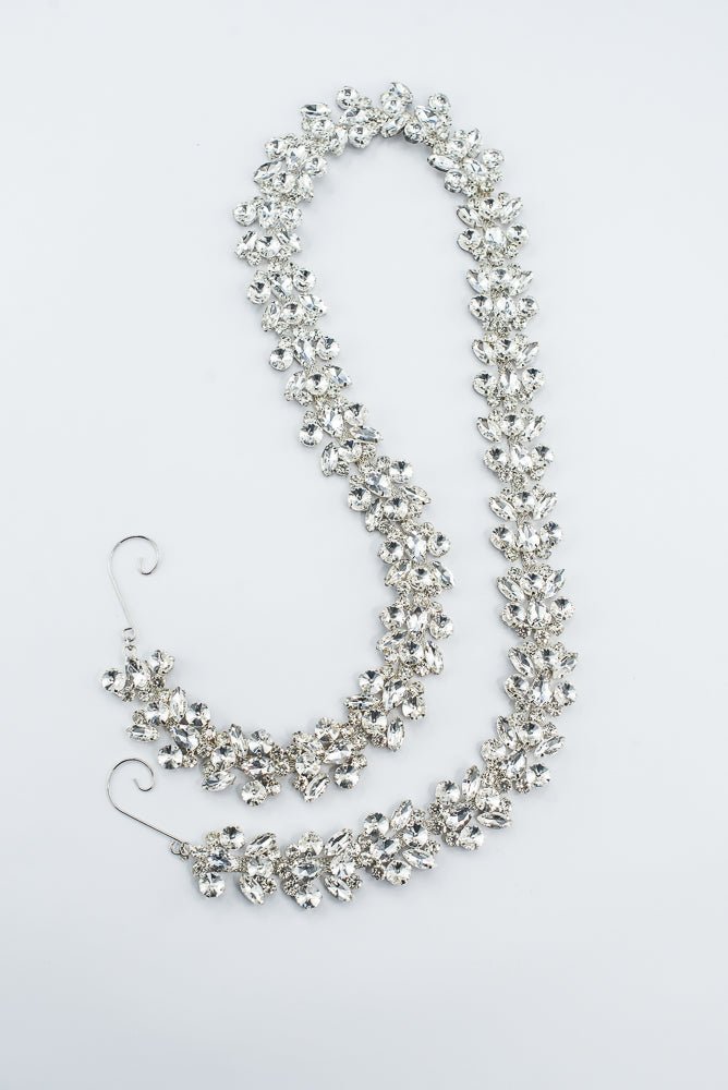Clear Crystal Chain Garland With Hooks - 36" - Greenery MarketAC521CL