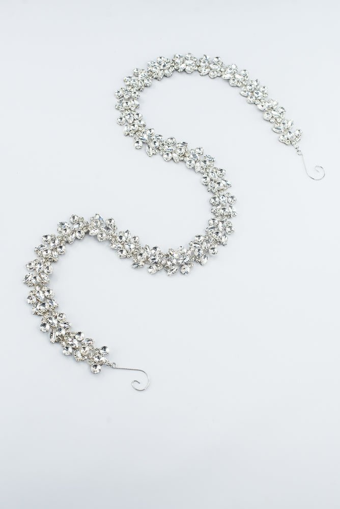 Clear Crystal Chain Garland With Hooks - 36" - Greenery MarketAC521CL