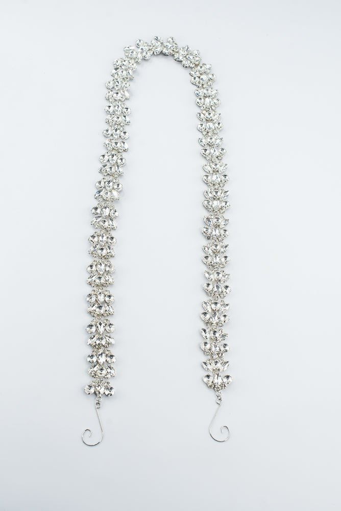 Clear Crystal Chain Garland With Hooks - 36" - Greenery MarketAC521CL