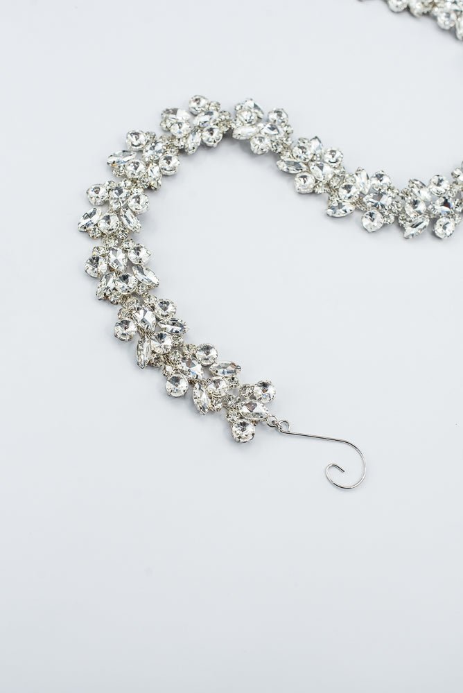 Clear Crystal Chain Garland With Hooks - 36" - Greenery MarketAC521CL