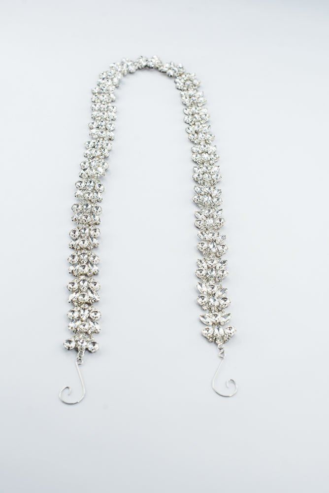 Clear Crystal Chain Garland With Hooks - 36" - Greenery MarketAC521CL