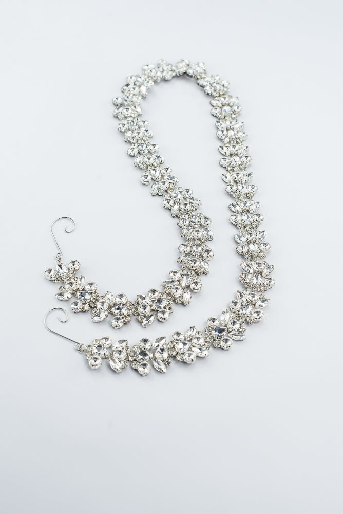 Clear Crystal Chain Garland With Hooks - 36" - Greenery MarketAC521CL