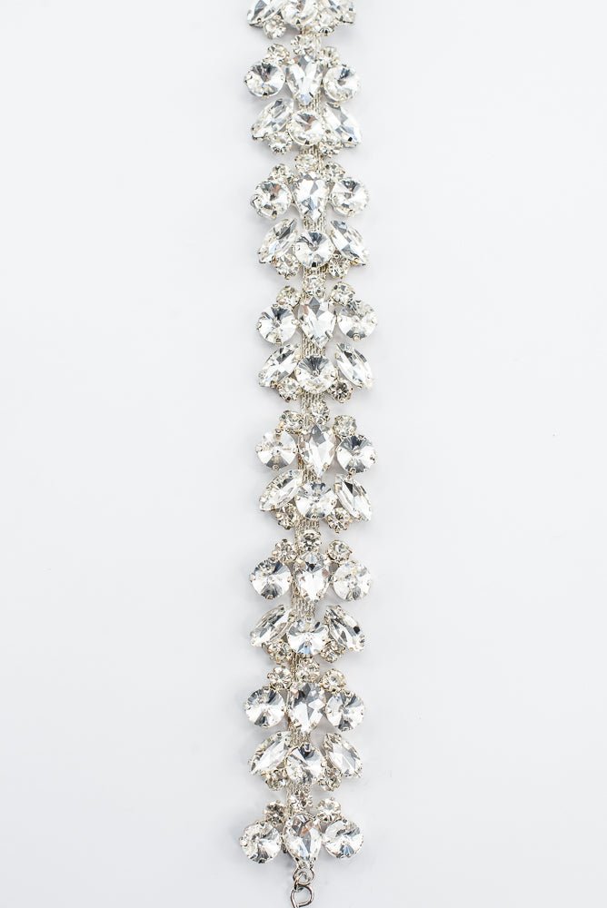 Clear Crystal Chain Garland With Hooks - 36" - Greenery MarketAC521CL