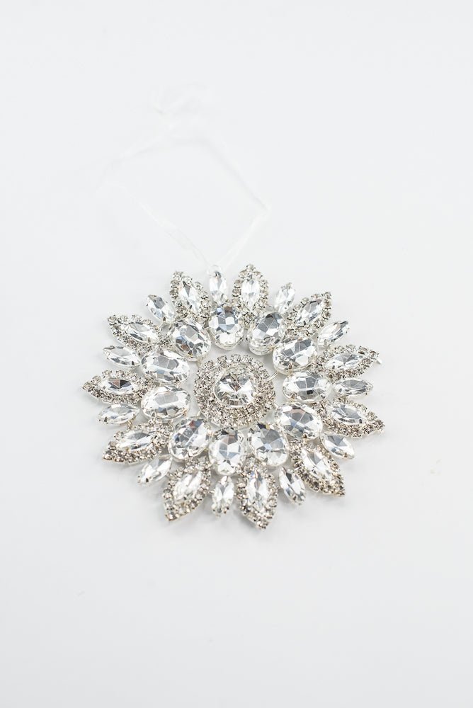 Clear Hanging Jewel Ornament - 4.25" - Greenery MarketAC518CL