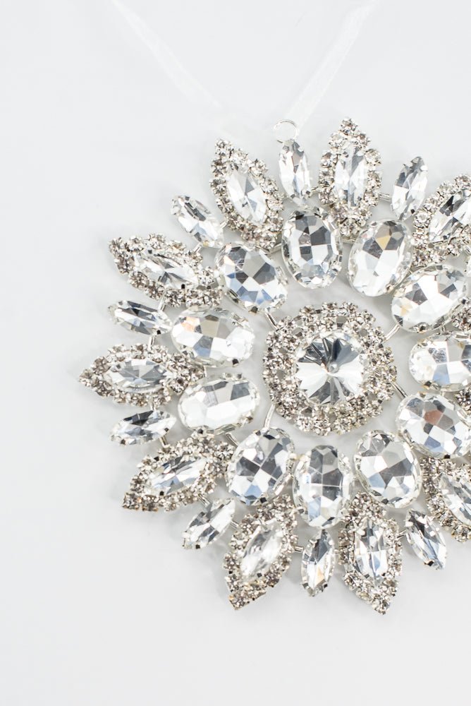 Clear Hanging Jewel Ornament - 4.25" - Greenery MarketAC518CL