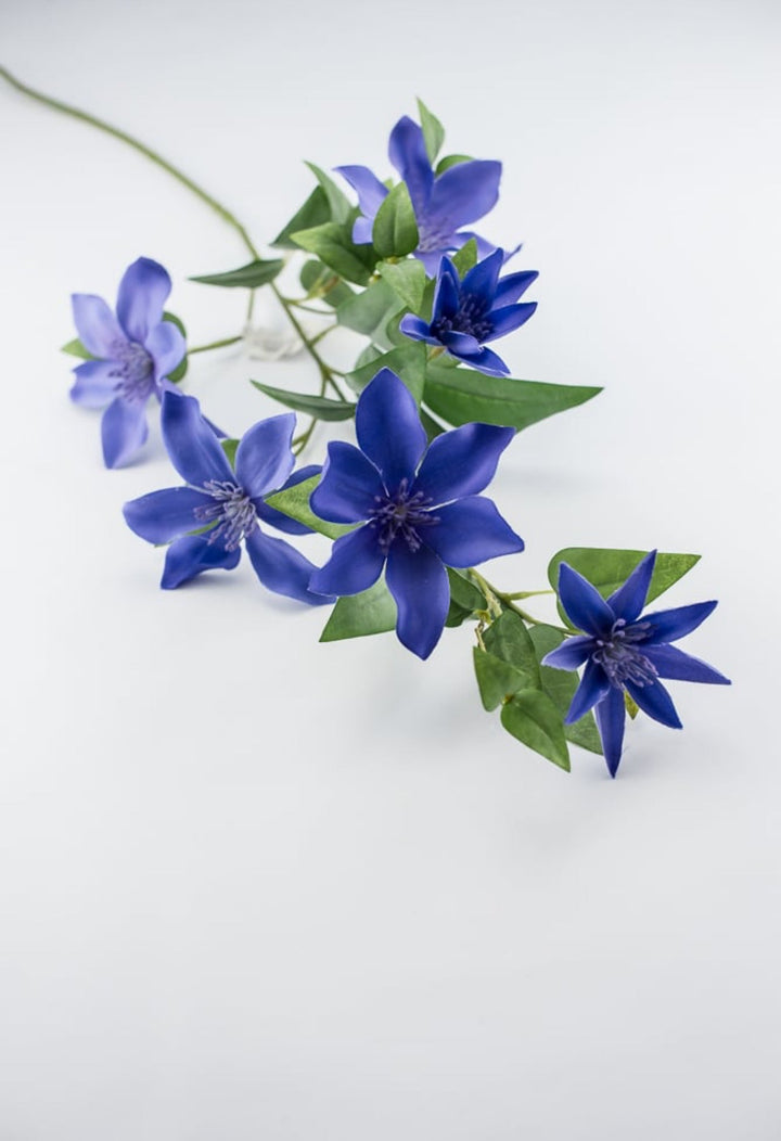 Clematis vine spray - periwinkle - Greenery Marketartificial flowers27433