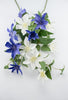 Clematis vine spray - periwinkle - Greenery Marketartificial flowers27433