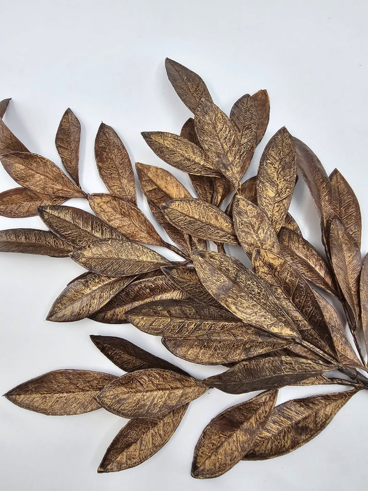 Copper & Gold Bay Leaf Spray - 24" - Greenery MarketXAS474-CP/GO