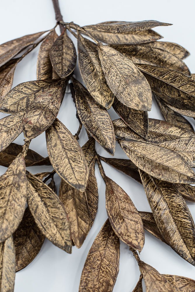 Copper & Gold Bay Leaf Spray - 24" - Greenery MarketXAS474-CP/GO
