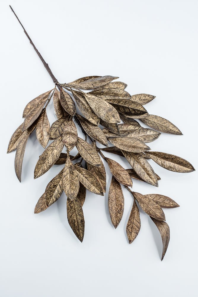Copper & Gold Bay Leaf Spray - 24" - Greenery MarketXAS474-CP/GO