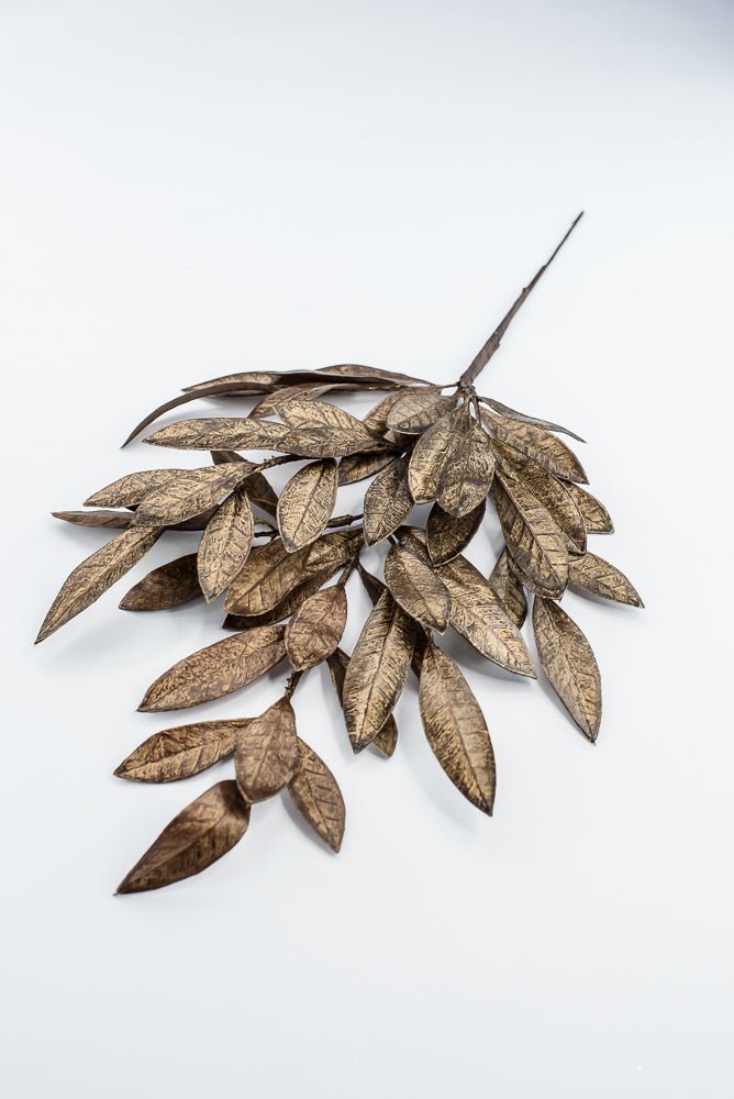 Copper & Gold Bay Leaf Spray - 24" - Greenery MarketXAS474-CP/GO