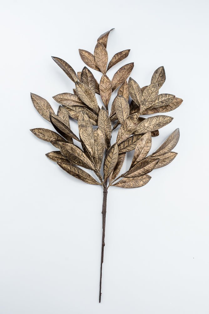 Copper & Gold Bay Leaf Spray - 24" - Greenery MarketXAS474-CP/GO