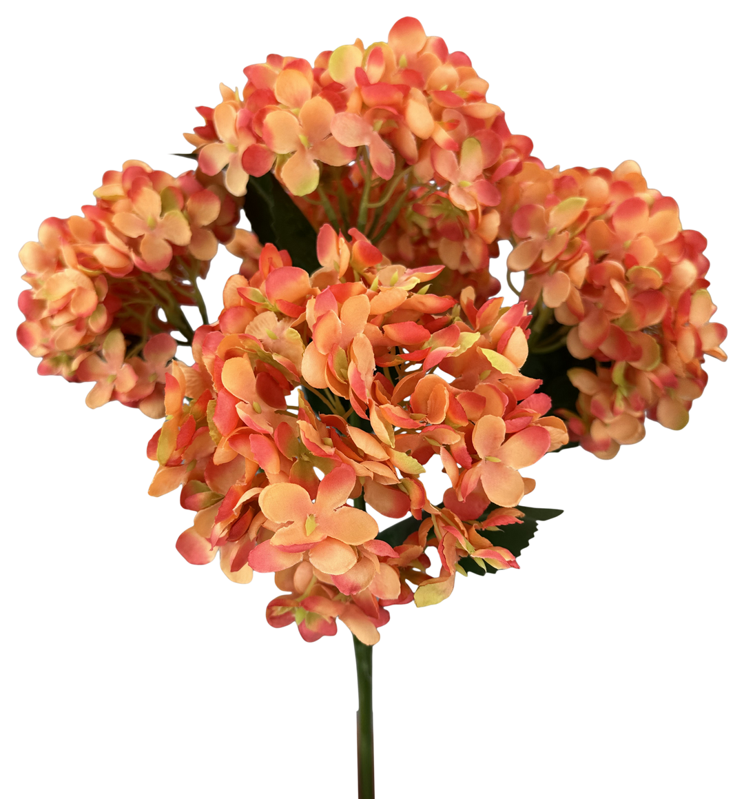Coral Hydrangea Bush - 19" - Greenery MarketArtificial Flowers35160CO