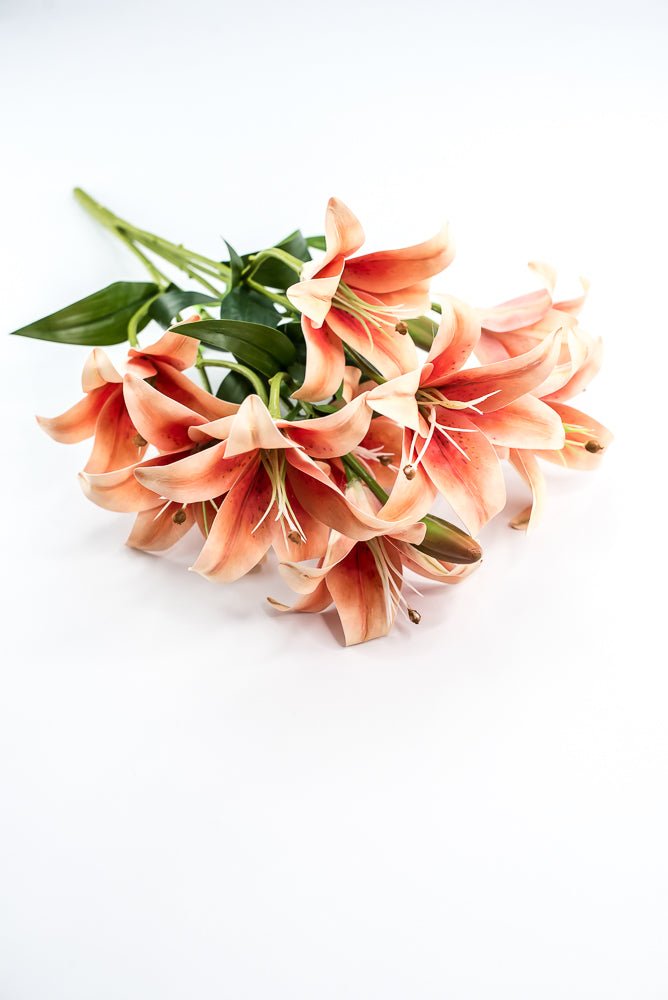 Coral Lily Bush - Greenery MarketArtificial Flora35148CO