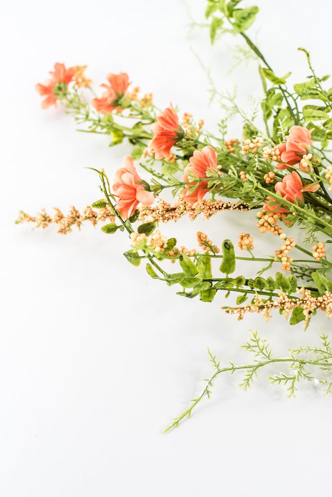 Coral Wild Flower Filler Spray - 28" - Greenery Market63737CO