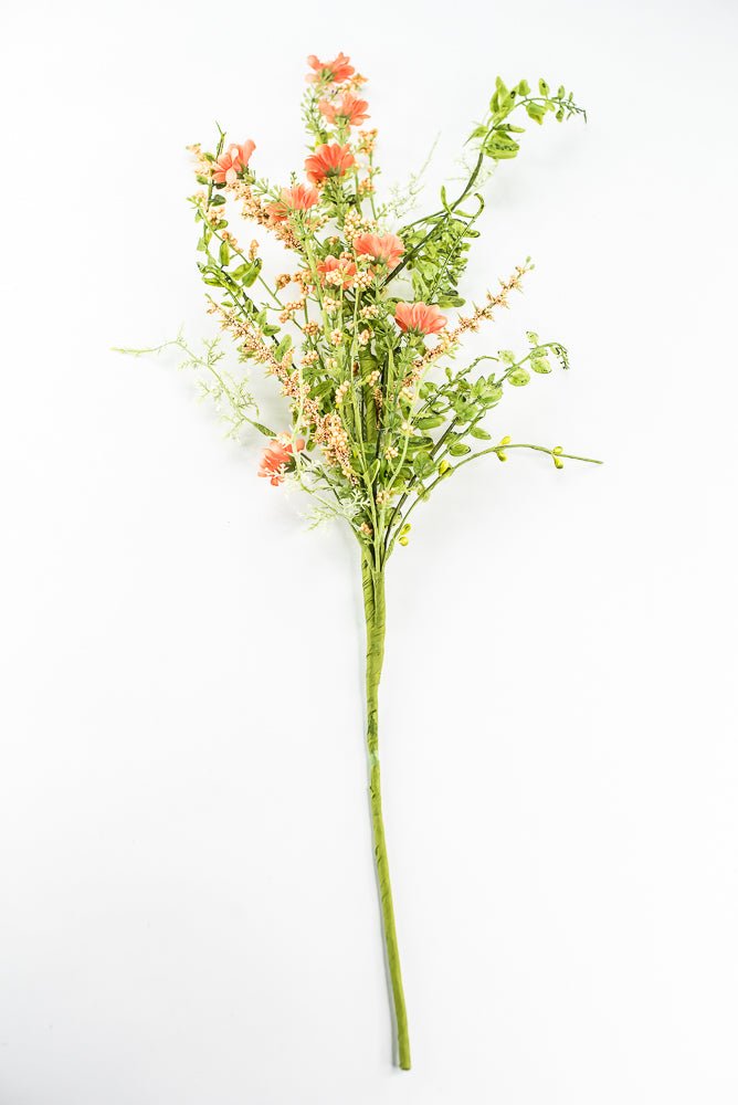 Coral Wild Flower Filler Spray - 28" - Greenery Market63737CO