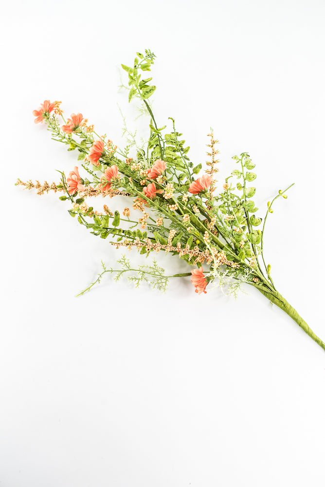 Coral Wild Flower Filler Spray - 28" - Greenery Market63737CO