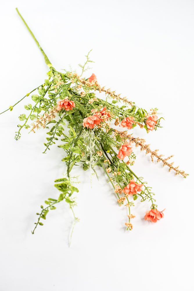Coral Wild Flower Filler Spray - 28" - Greenery Market63737CO