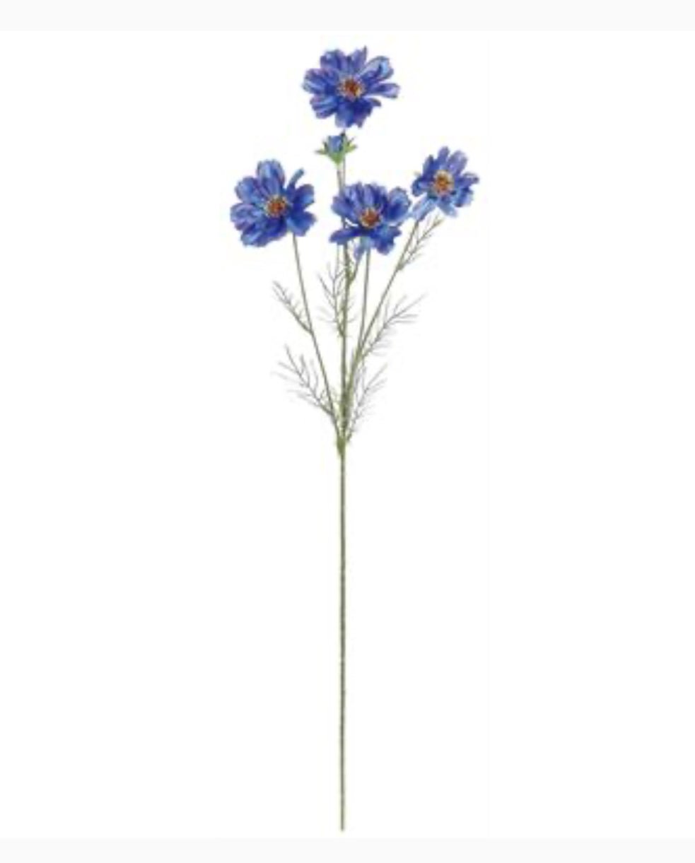 Cosmos spray - blue - Greenery Marketartificial flowers4118 - B